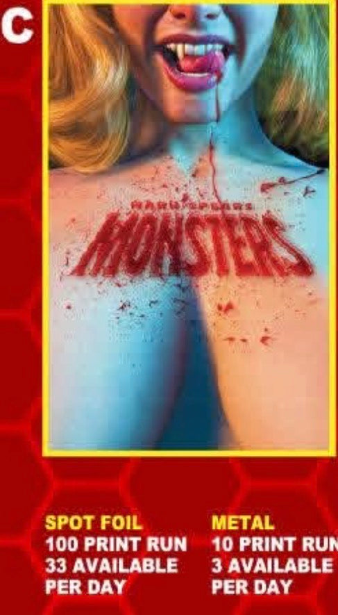 Megacon Exclusive MARK SPEARS MONSTER #9 METAL LIMITED TO 10