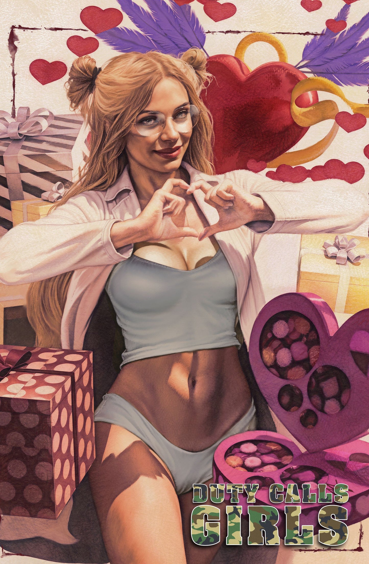 Duty Calls Girls 1 Tori Valentines 2024 by Marco Turini