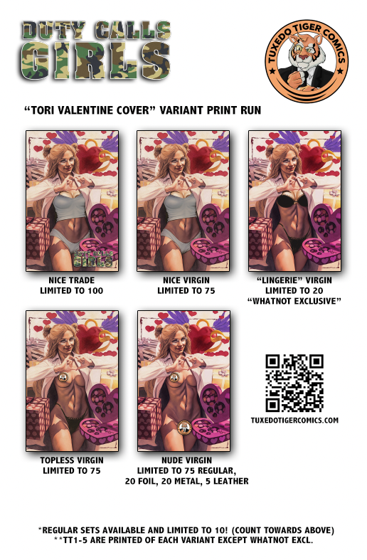 Duty Calls Girls 1 Tori Valentines 2024 by Marco Turini