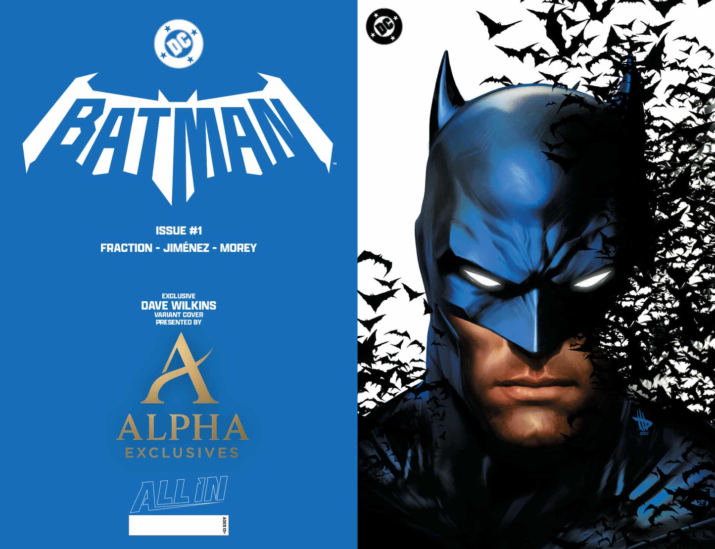 Batman #1 VIRGIN -Shared Exclusive - Dave Wilkins