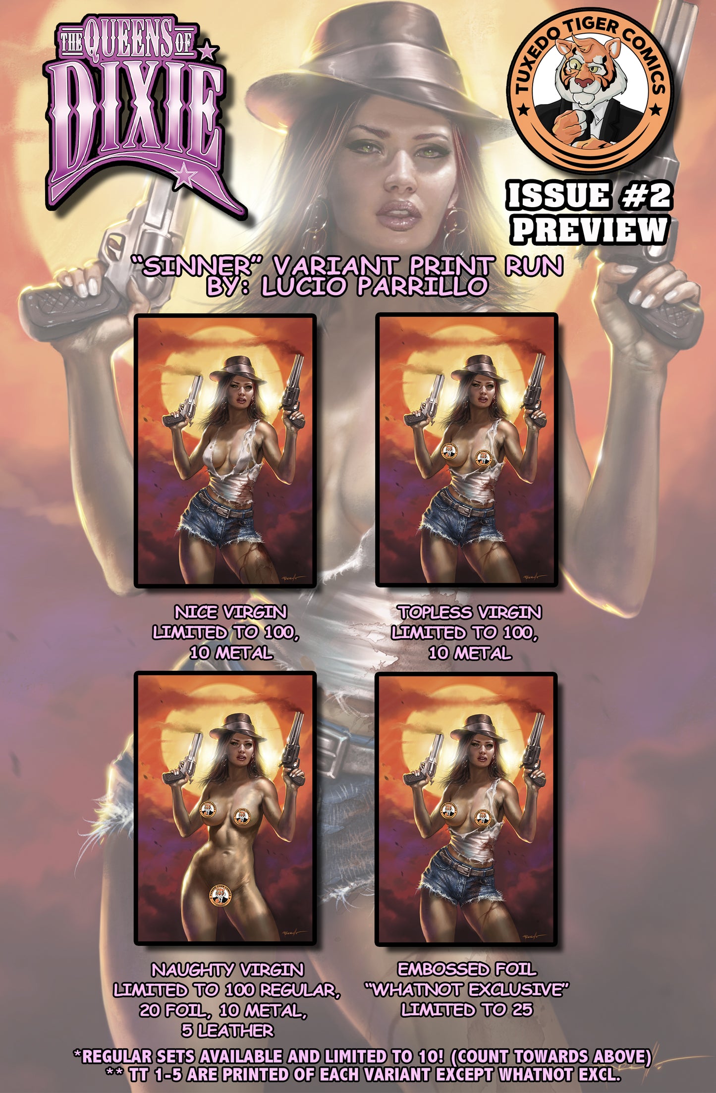 The Queens Of Dixie 2 Preview "Sinner" By Lucio Parrillo