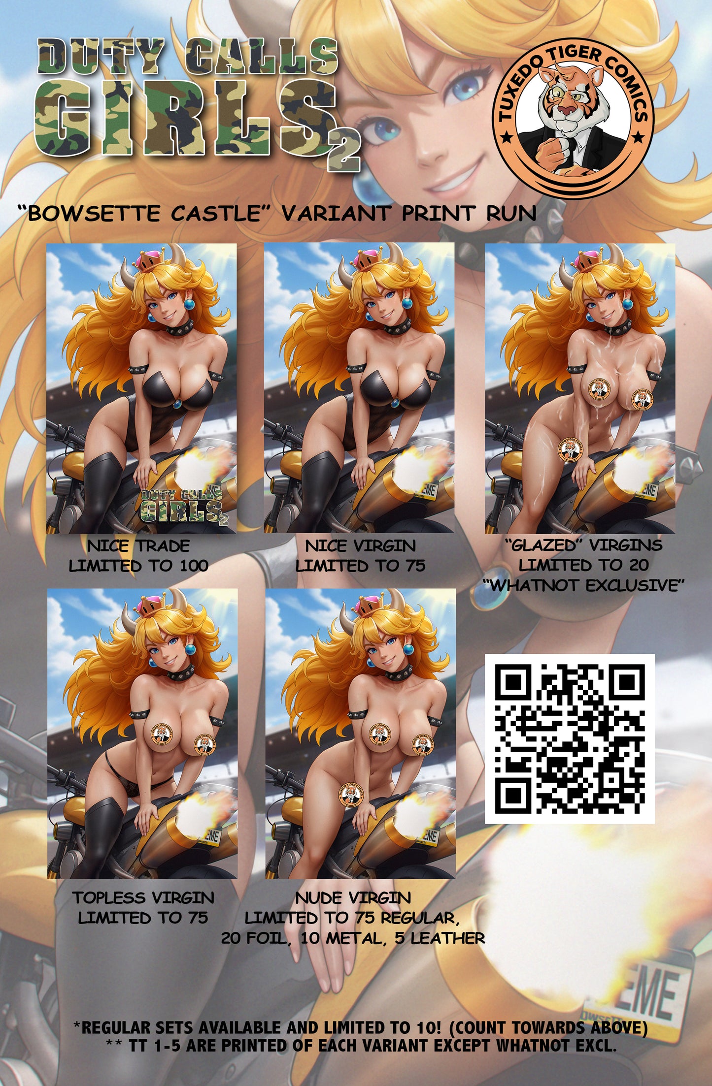 Duty Calls Girls 2 "Bowsette Castle" By DALMOS
