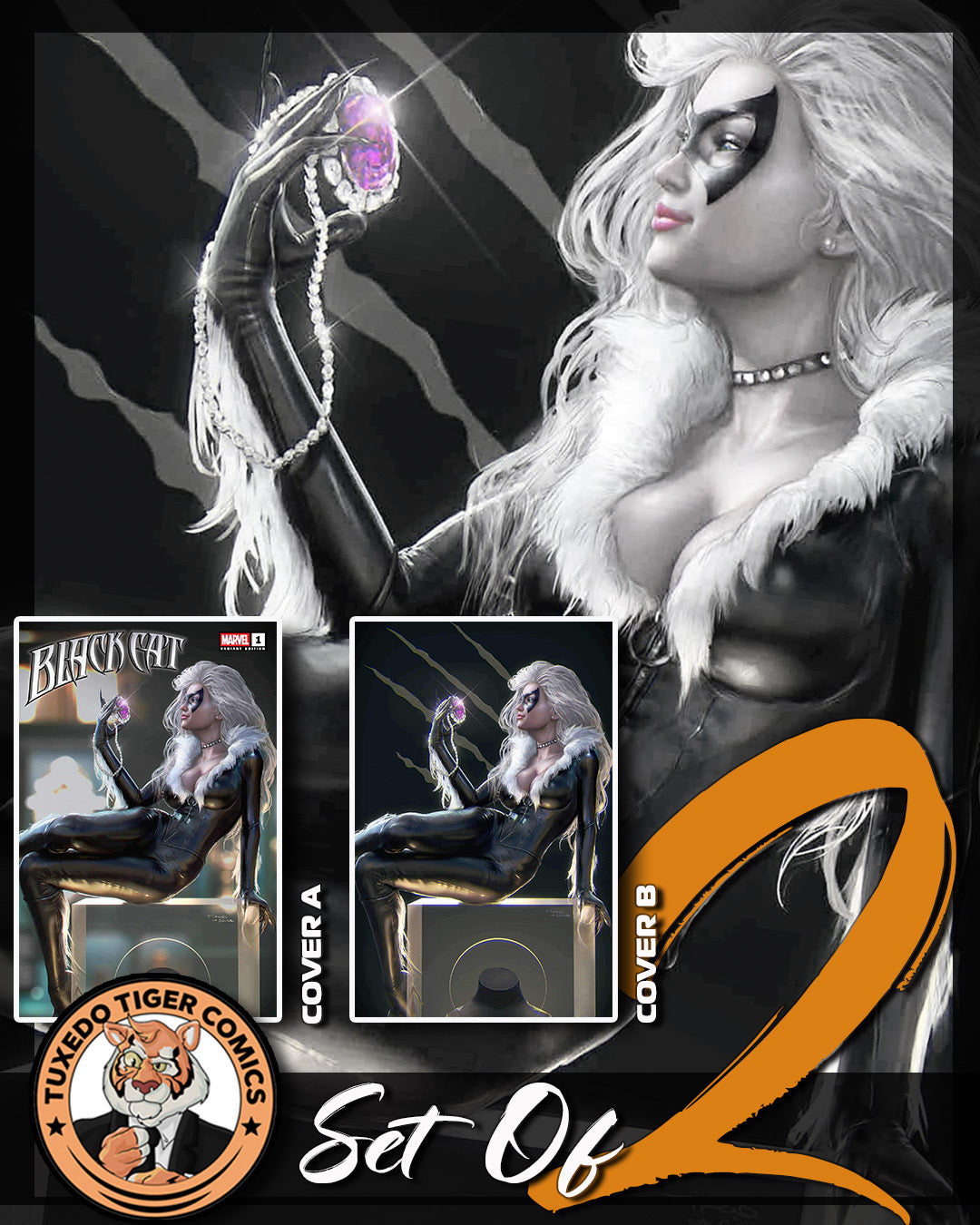 Black Cat #1 Fan Expo Exclusive SET by Tiago Da Silva