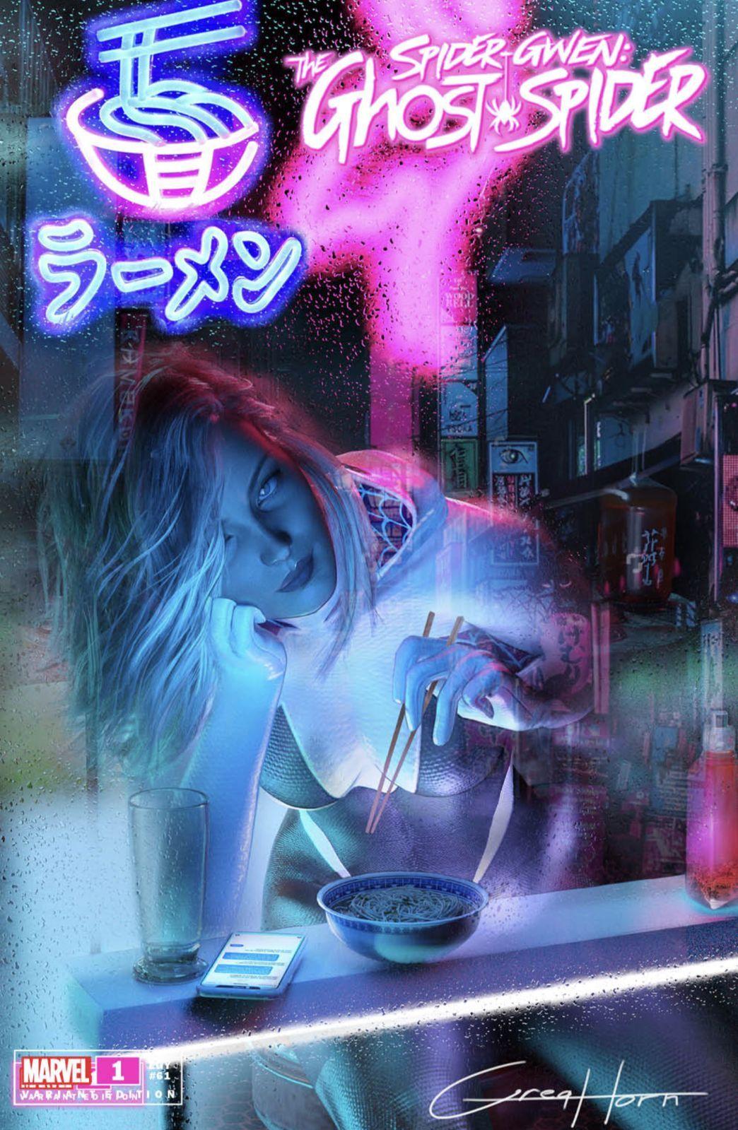 SPIDER-GWEN: THE GHOST SPIDER 1 EXCLUSIVE By GREG HORN