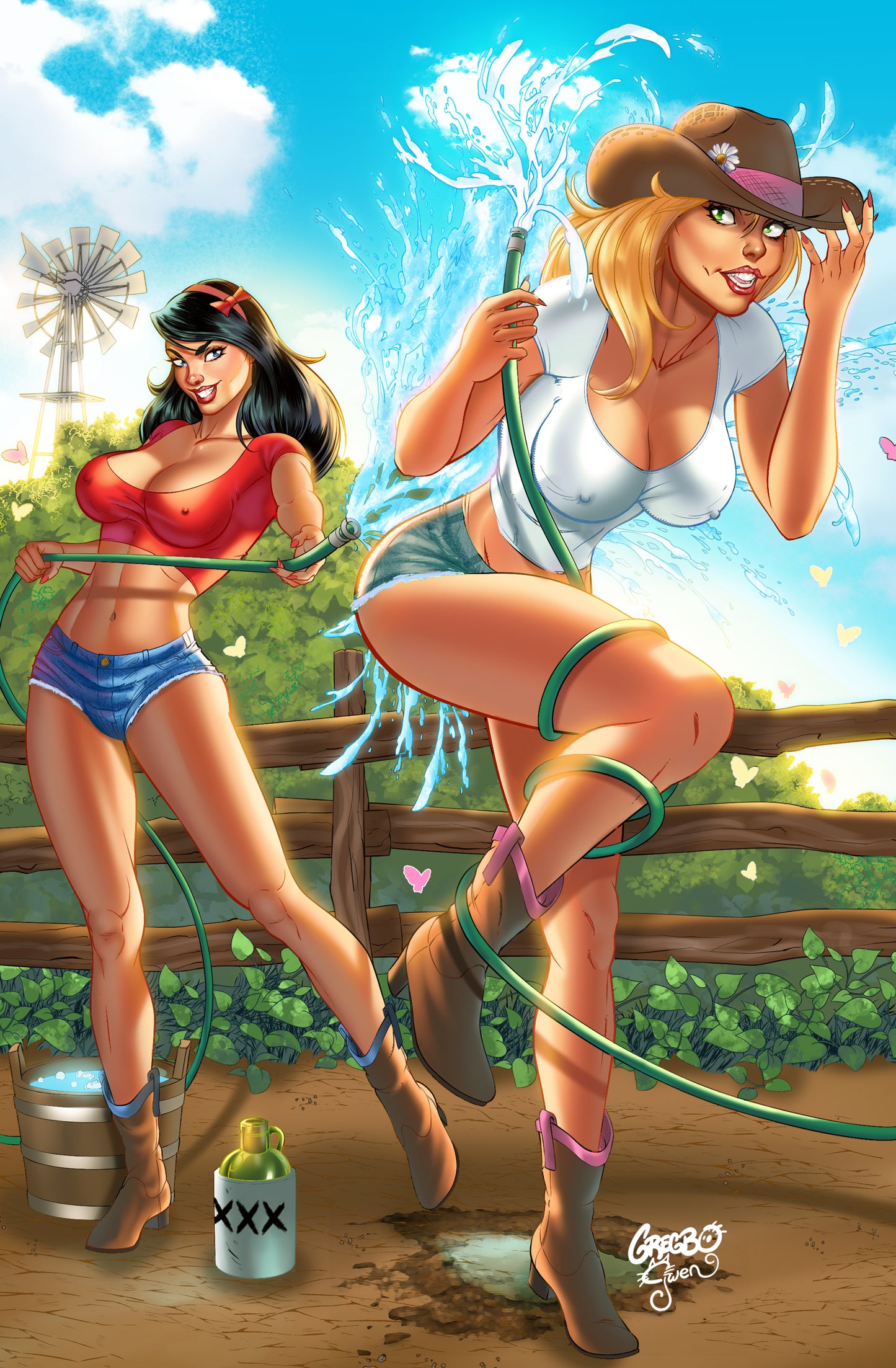 The Queens Of Dixie 2 Preview "Wet & Wild" By Gregbo