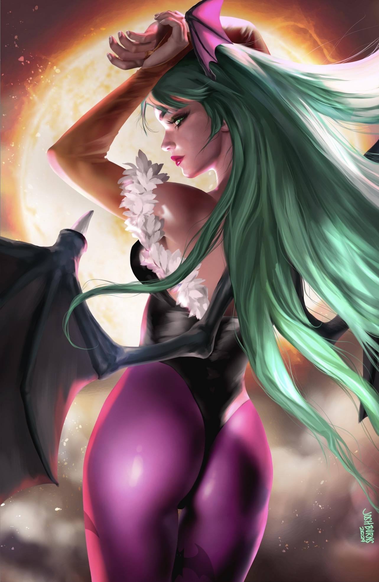 DARKSTALKERS #1 20th ANNIVERSARY MORRIGAN JOSH BURNS