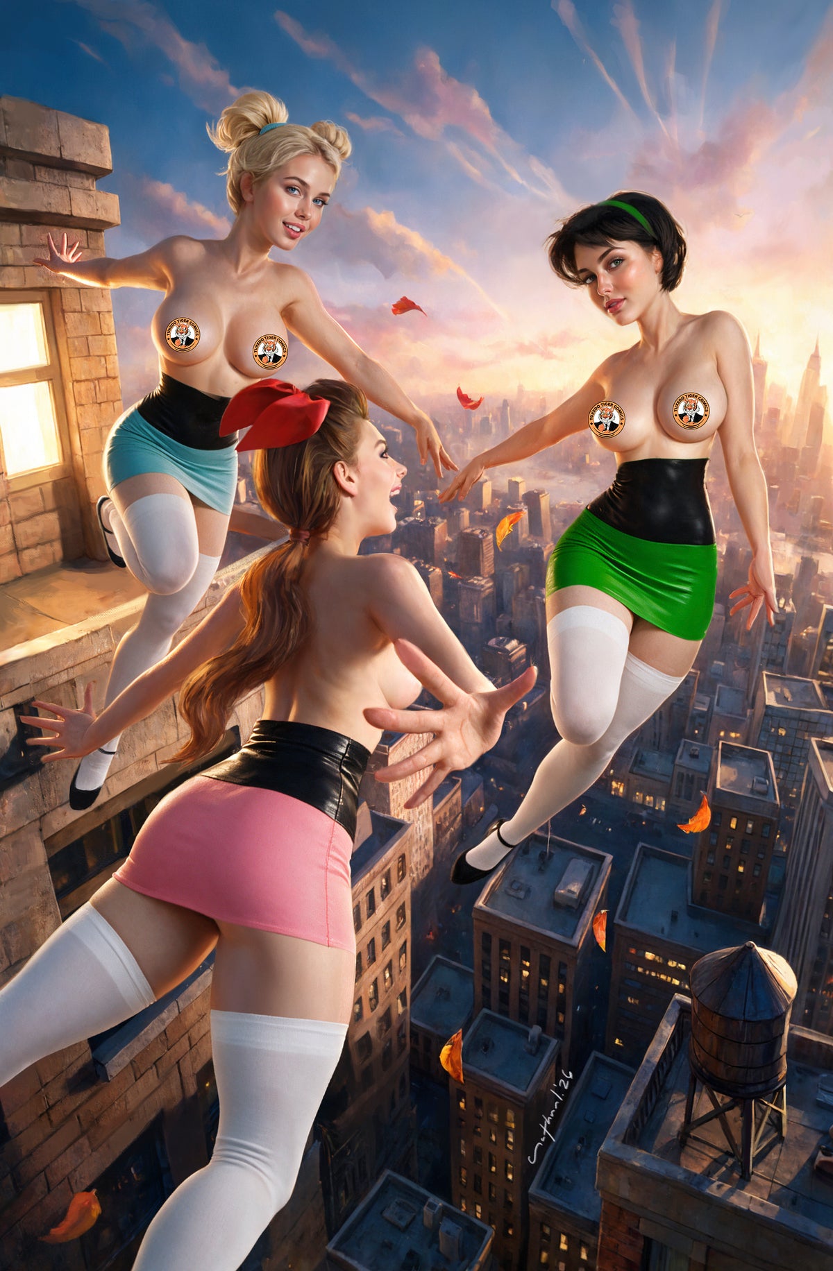 Duty Calls Girls 3 “Triple Tease" By Nathan Lorenzana