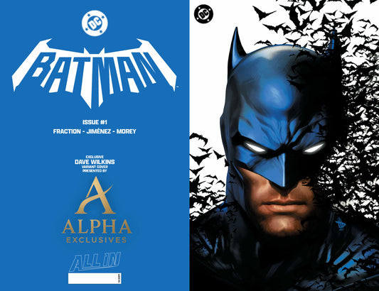 Batman #1 VIRGIN -Shared Exclusive - Dave Wilkins