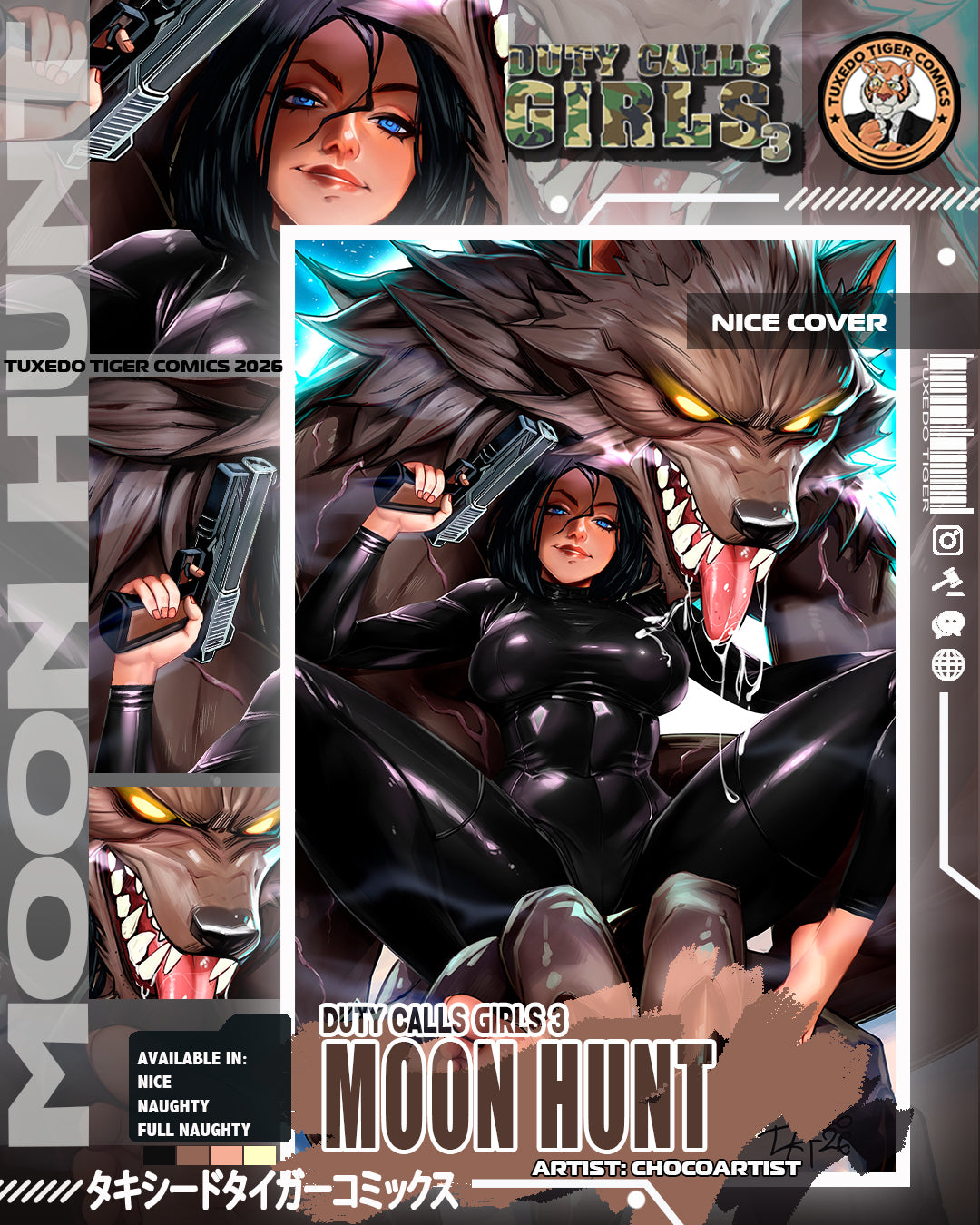 Duty Calls Girls 3 "Moon Hunt’" by Chocoartist