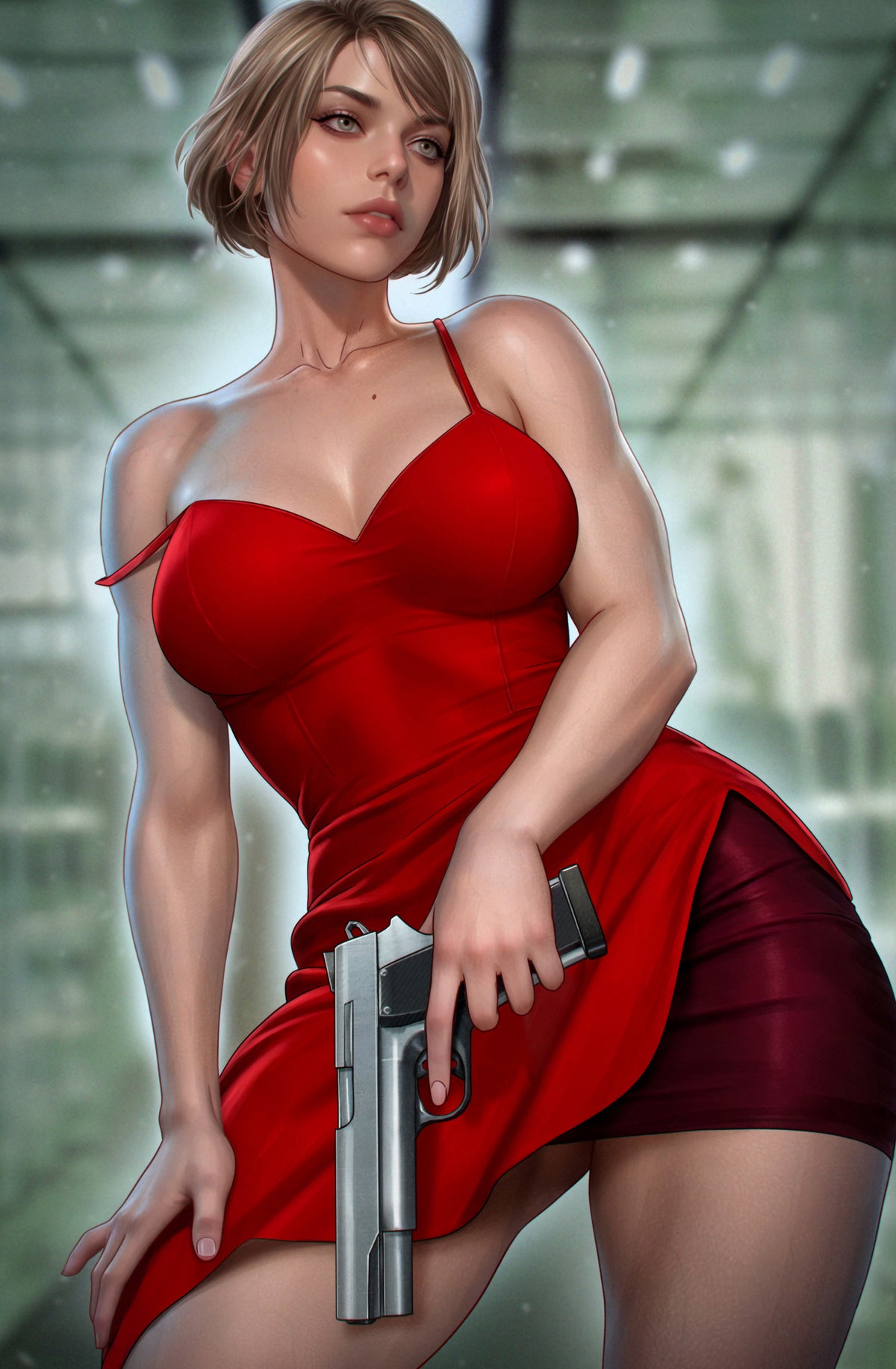 Duty Calls Girls 3 "Deadly in Red" By DALMOS