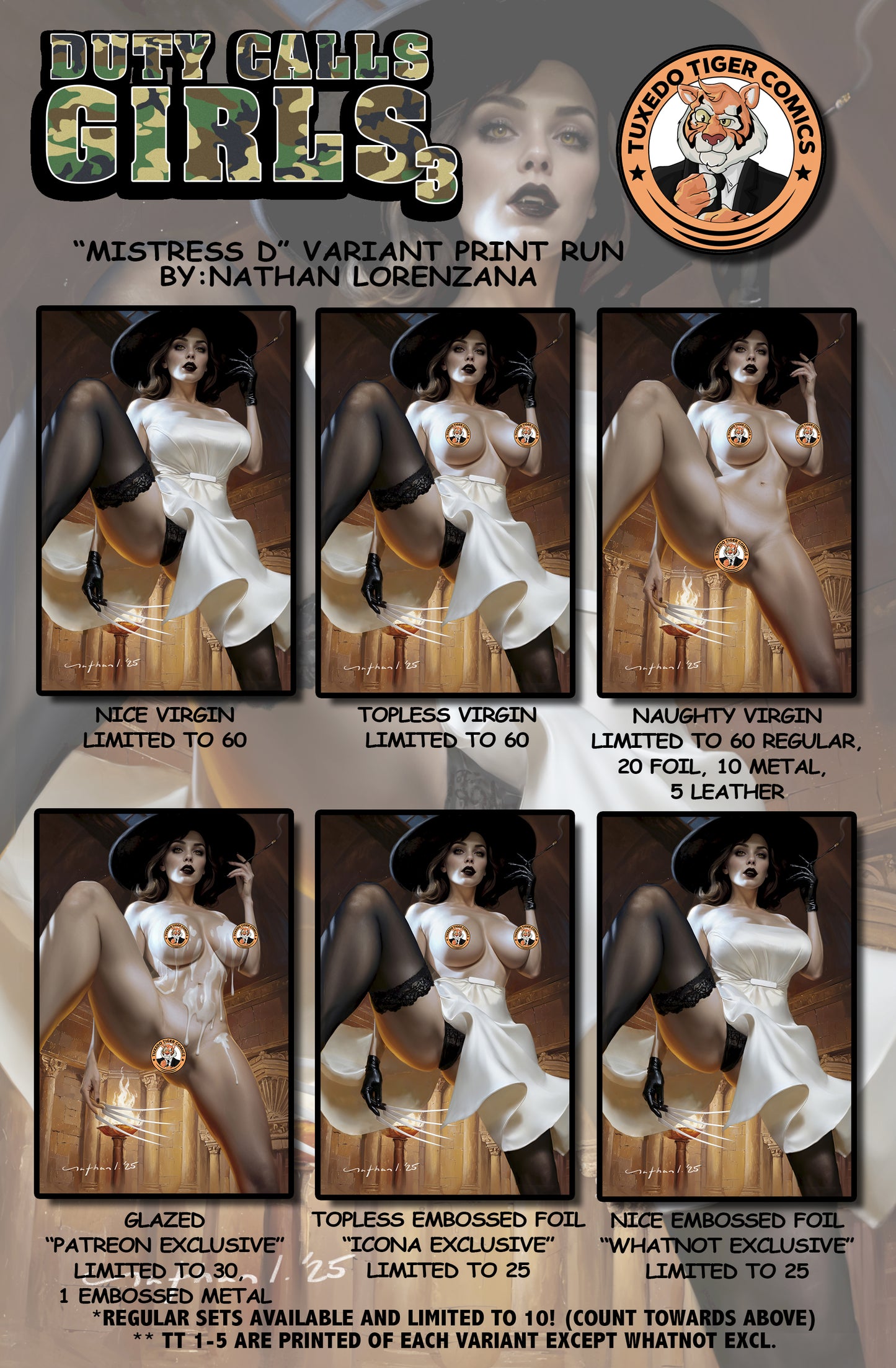 Duty Calls Girls 3 "Mistress D" By Nathan Lorenzana