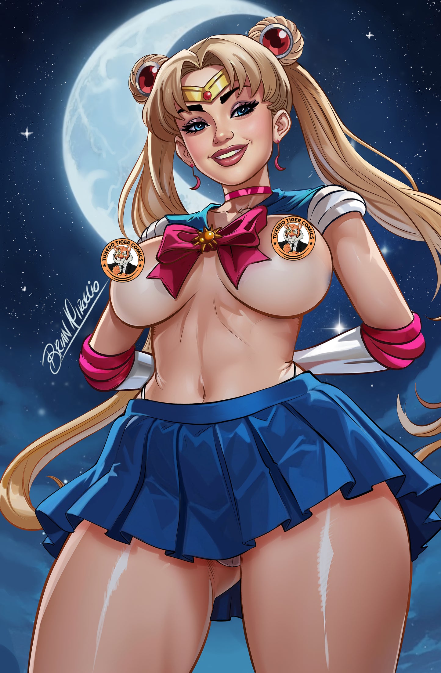 Duty Calls Girls 3 "Moonlight Magic" WRAP AROUND COVER! By BRIAN MIROGLIO