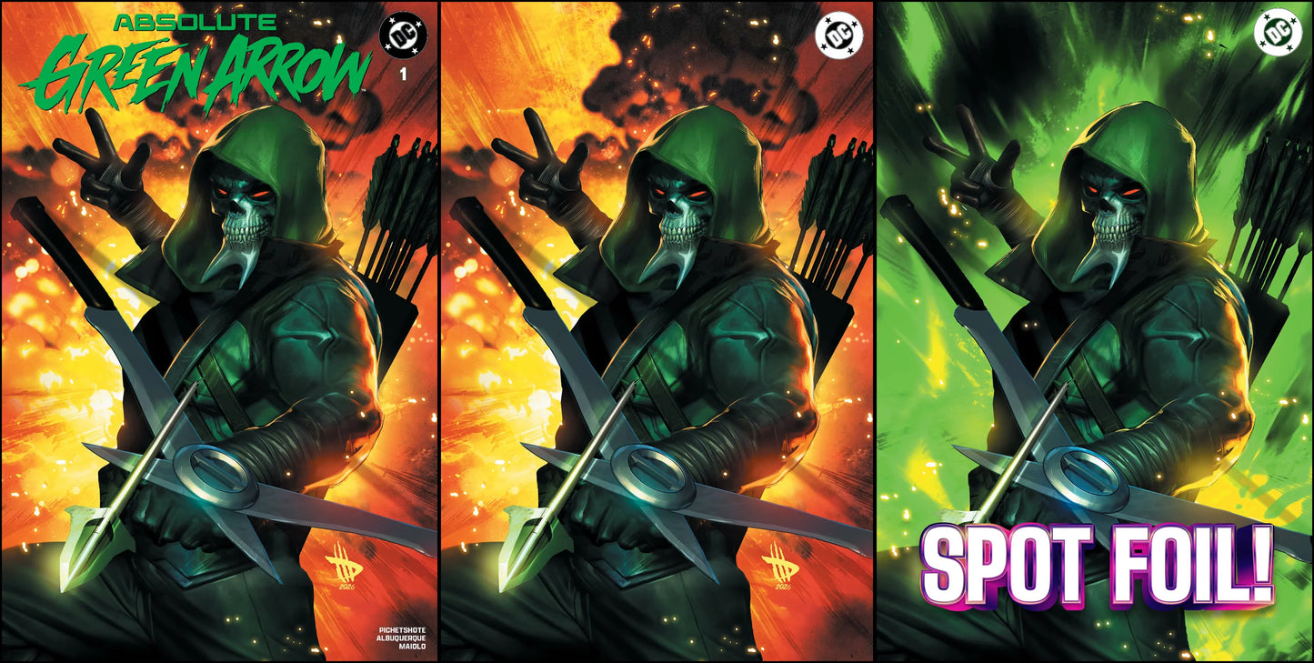 Absolute Green Arrow #1 -Shared ALPHA Exclusive (w/SPOT FOIL Option) - Dave Wilkins