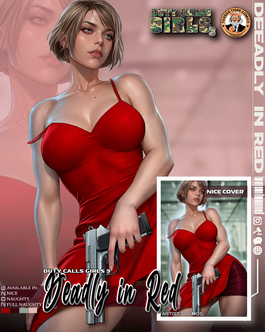 Duty Calls Girls 3 "Deadly in Red" By DALMOS
