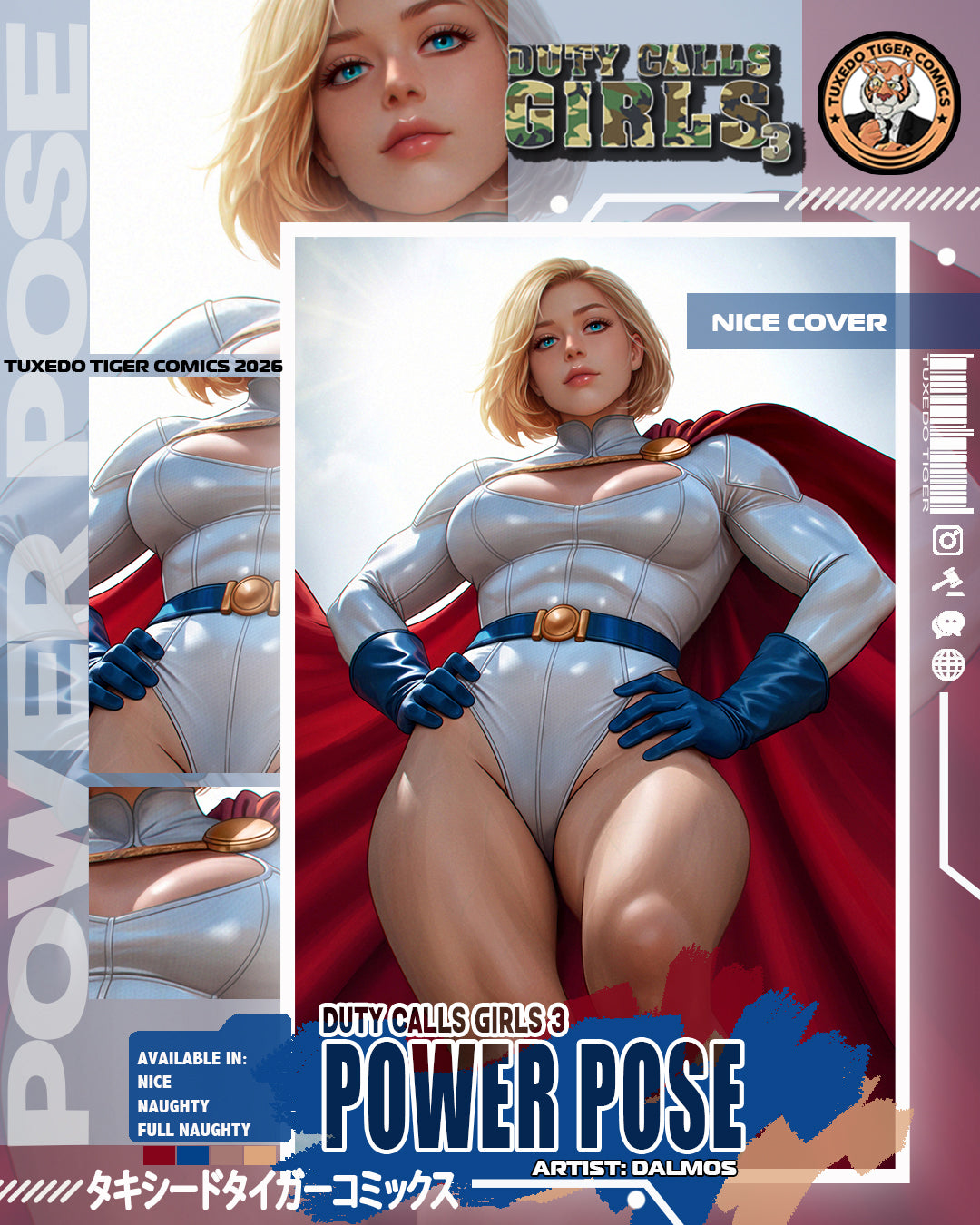 Duty Calls Girls 3 "Power Pose" By DALMOS