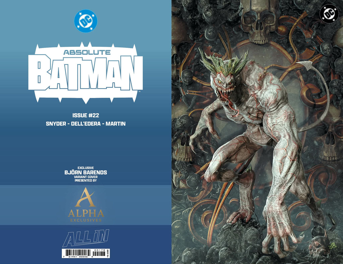 ABSOLUTE BATMAN #22 - ALPHA EXCLUSIVE - BJÖRN BARENDS