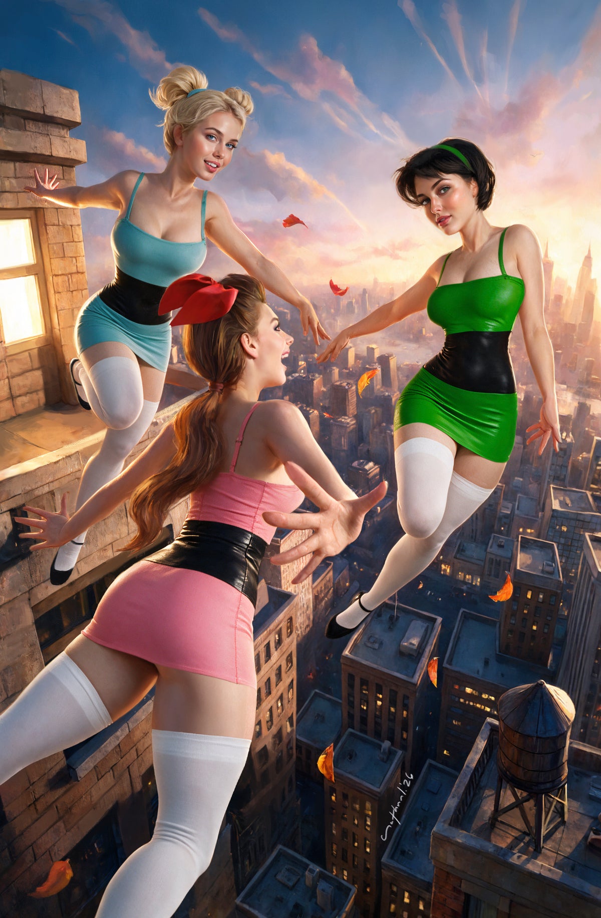 Duty Calls Girls 3 “Triple Tease" By Nathan Lorenzana