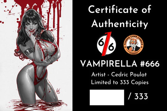 VAMPIRELLA #666 CEDRIC POULAT EXCLUSIVE