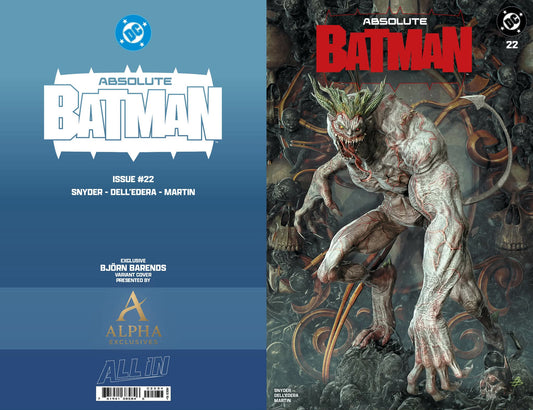 ABSOLUTE BATMAN #22 - ALPHA EXCLUSIVE - BJÖRN BARENDS