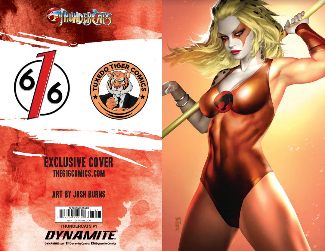 THUNDERCATS #1 JOSH BURNS CHEETARA