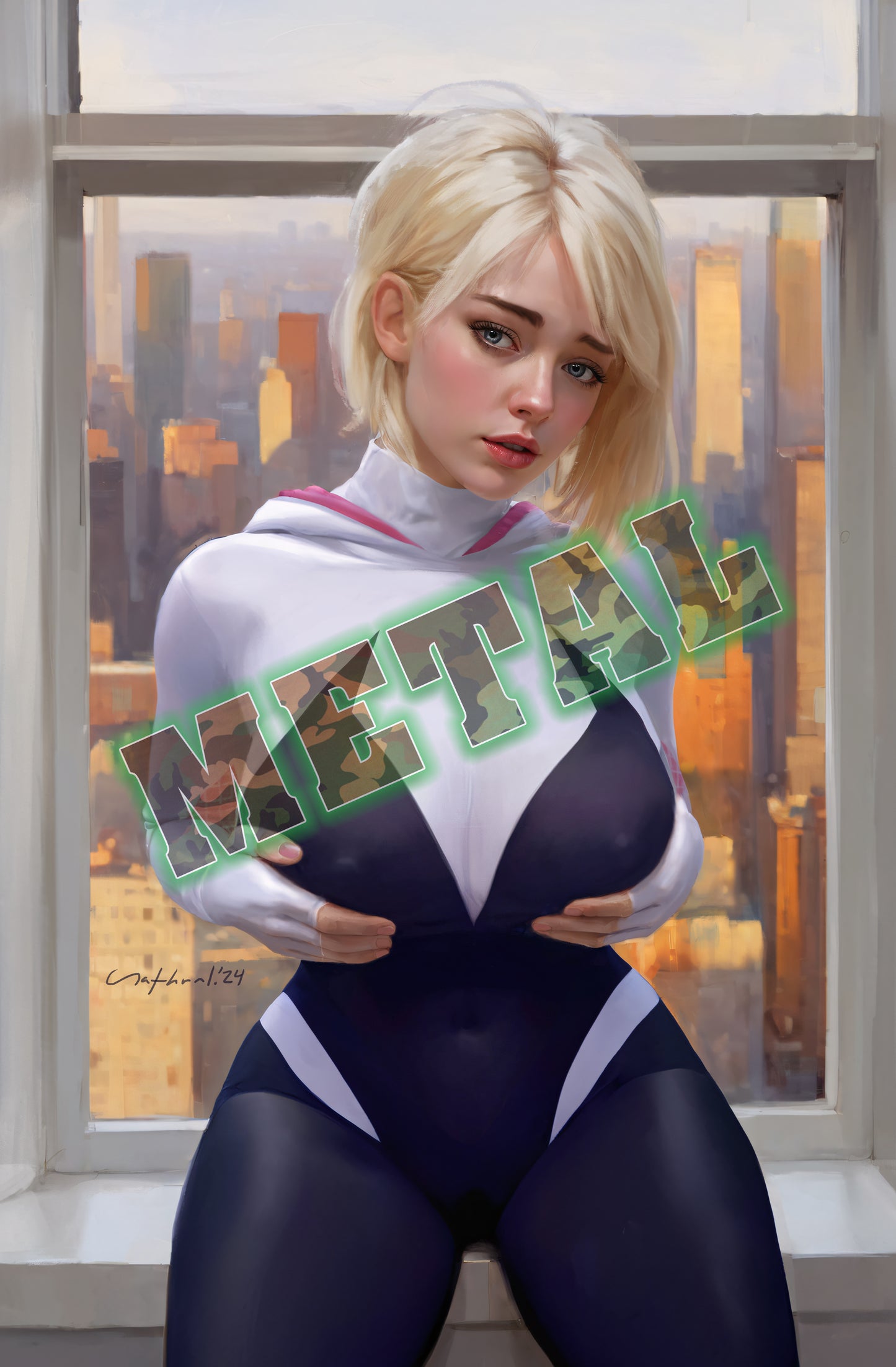 Duty Calls Girls 2 "SPIDER CHICK" by NATHAN LORENZANA