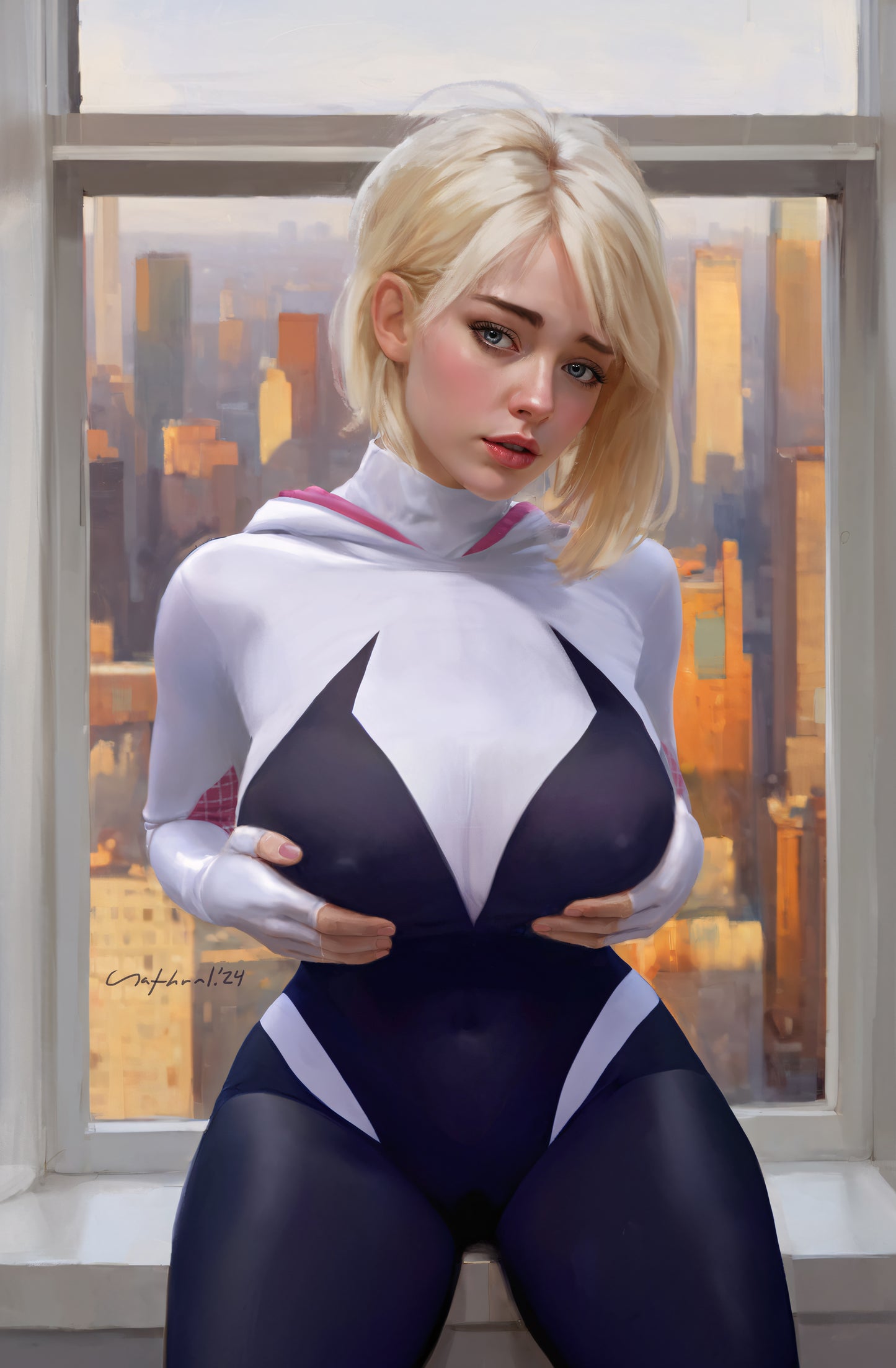 Duty Calls Girls 2 "SPIDER CHICK" by NATHAN LORENZANA