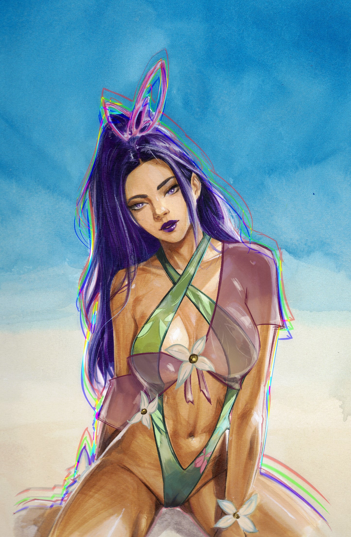 Duty Calls Girls 3 "Purple Desire" By Kursat Cetiner