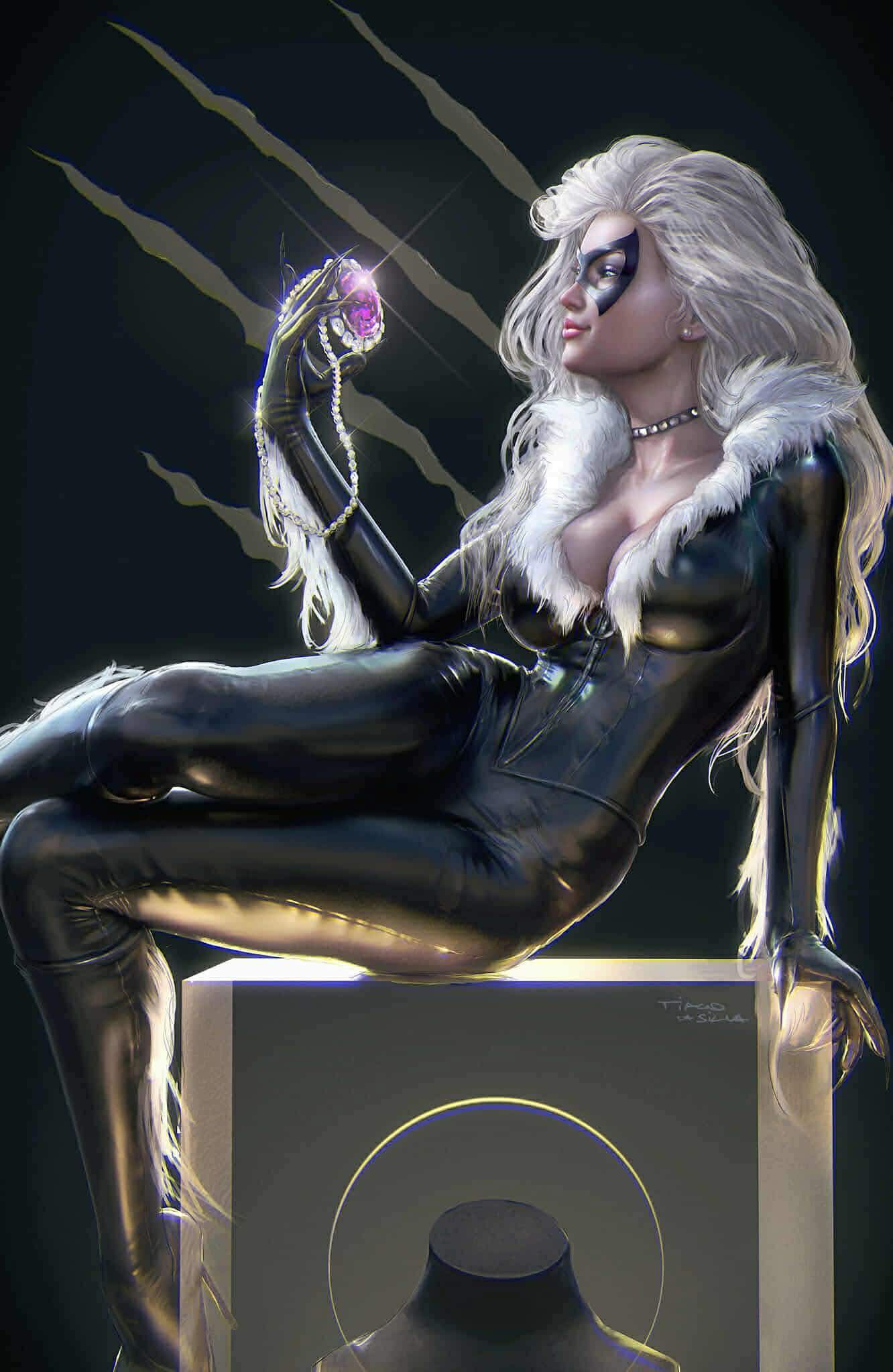 Black Cat  #1 Fan Expo Exclusive VIRGIN by Tiago Da Silva