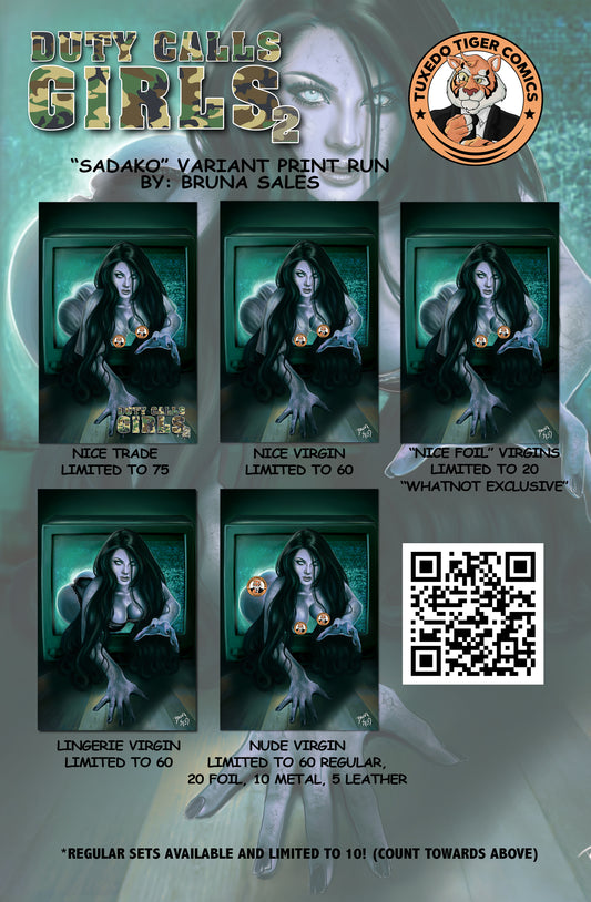Duty Calls Girls 2 "SADAKO" Paper Set By BRUNA SALES