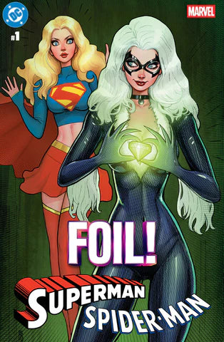 DC/Marvel Superman/Spider-Man #1 - FOIL Shared ALPHA Exclusive - Nathan Szerdy