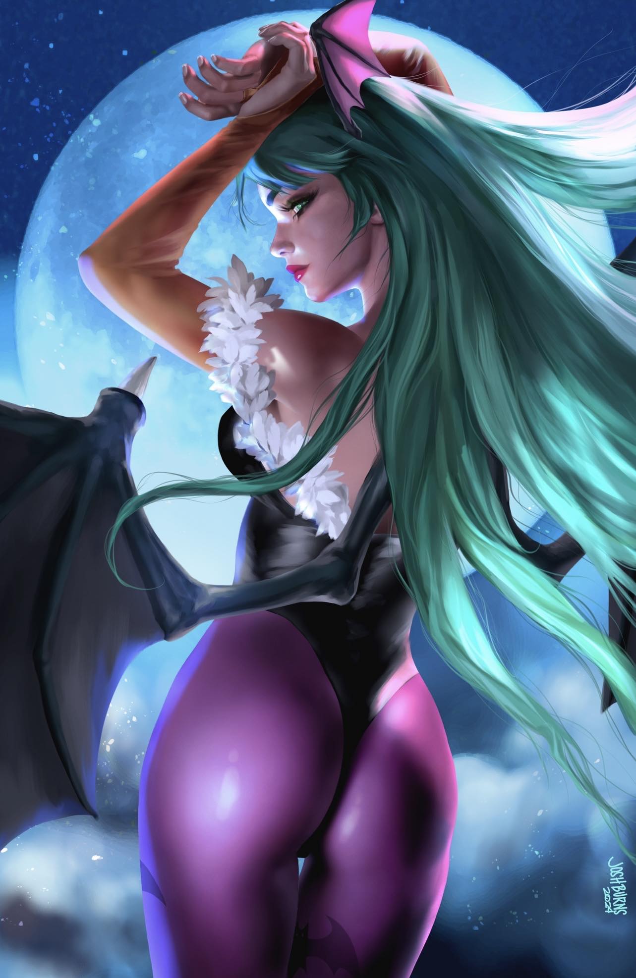 DARKSTALKERS #1 20th ANNIVERSARY MORRIGAN JOSH BURNS