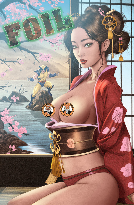 Duty Calls Girls 3 "FOIL Cherry Blossom" By Tim Grayson RAREMARQ