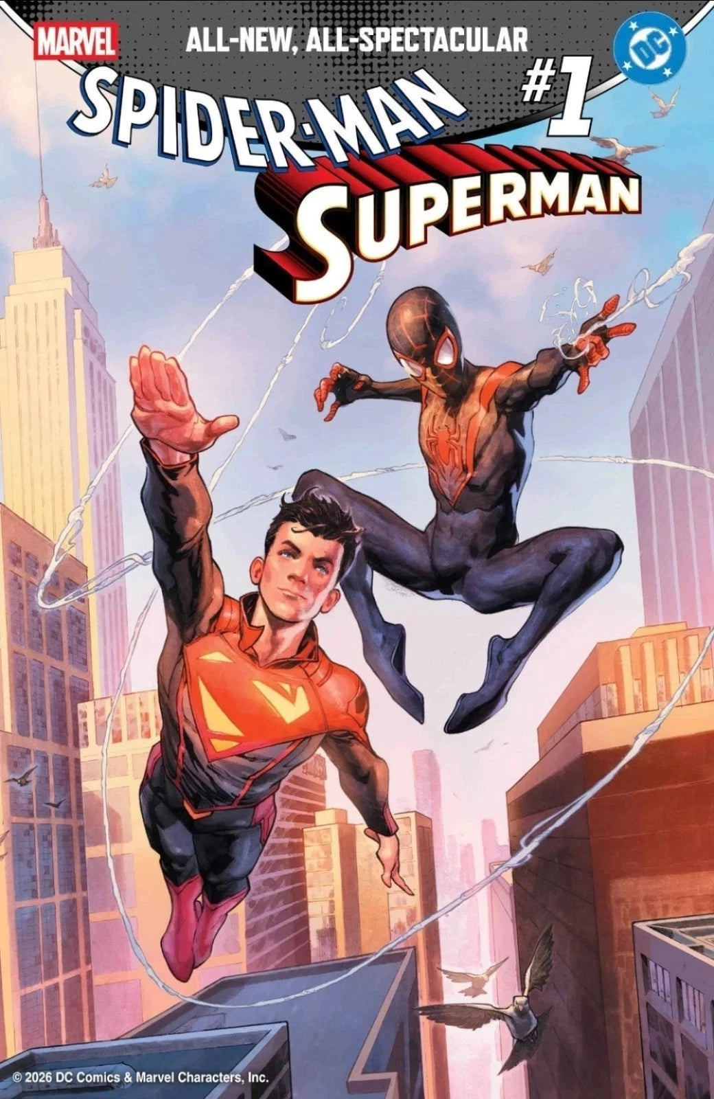 Marvel /DC Spider-Man/Superman - Shared ALPHA Exclusive - Gurihiru